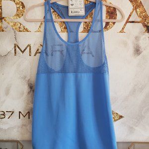 Gently Used - Lorna Jane Tank - M - Lt. Blue